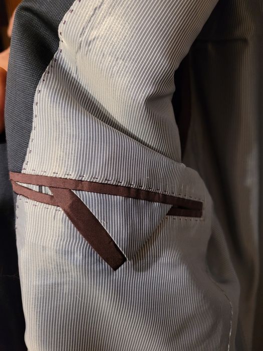 100% wełny męska marynarka  r. 52