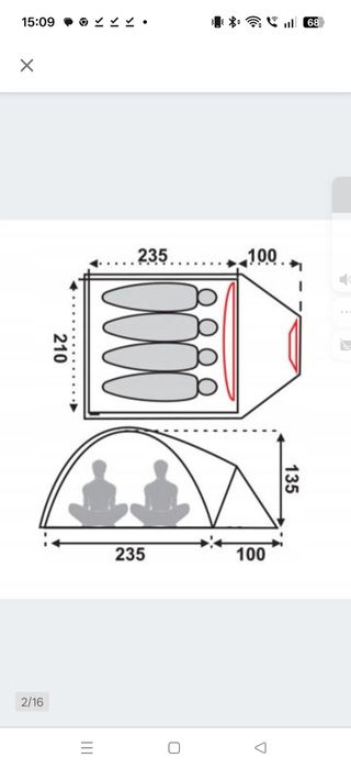 Namiot Fjord Nansen Andy IV.