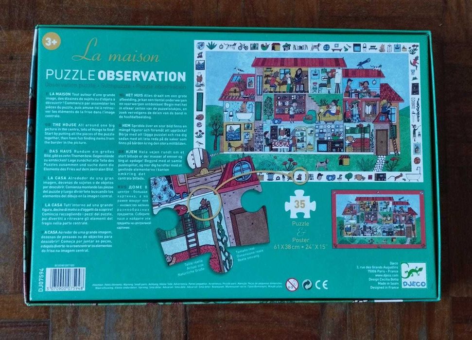 Puzzle + poster, 35 peças