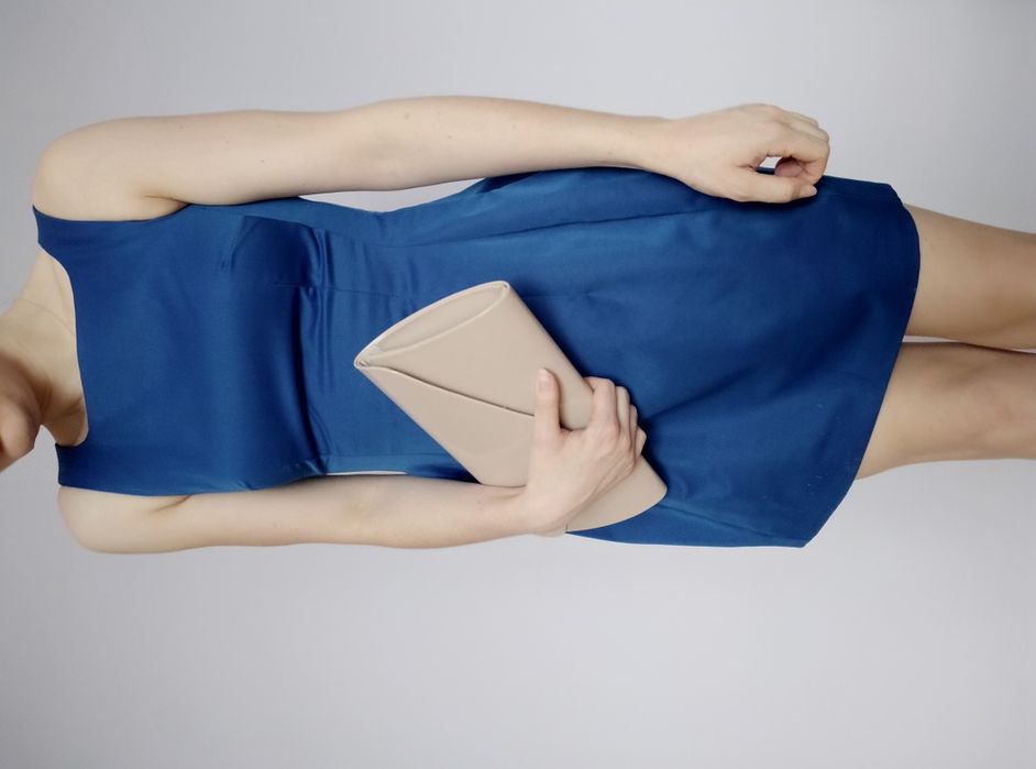 Sukienka kolor chabrowy