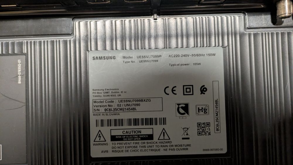 Sprzedam Smart telewizor Samsung 55 cały