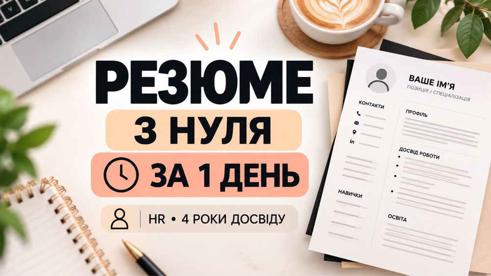 Створю резюме за Вас