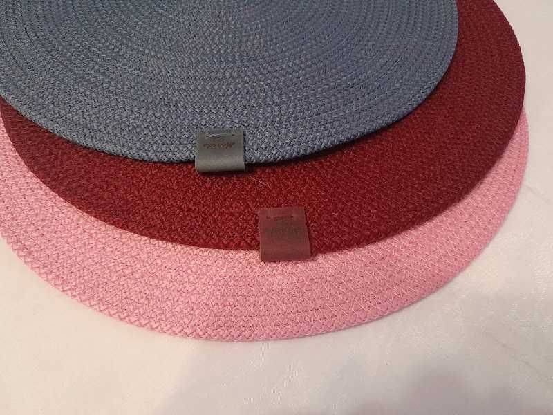Набір з 6 килимків турбота для столу в асортименті. Handmade Placemats