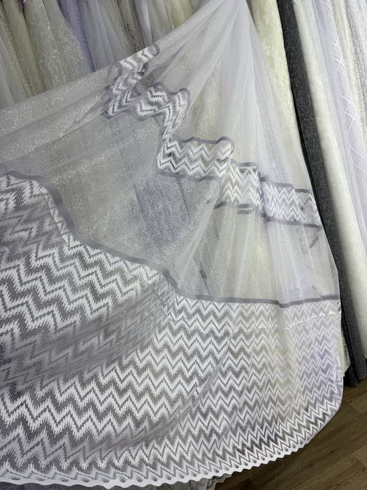 Жакард тюль тюлі штори бархат оксамит в спальню залу пошив штор