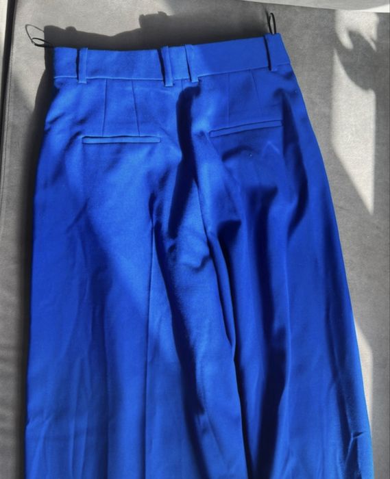 Spodnie Zara kobaltowe