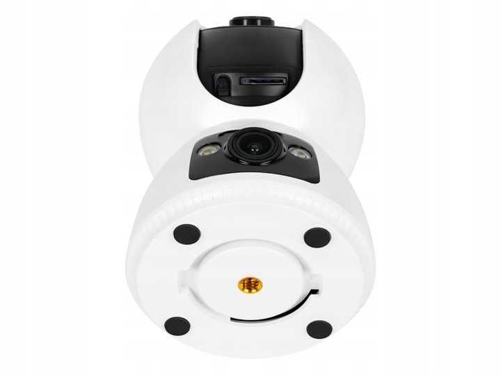KAMERA Wewnętrzna PTZ podgląd na żywo niania obrotowa dwa obiektywy