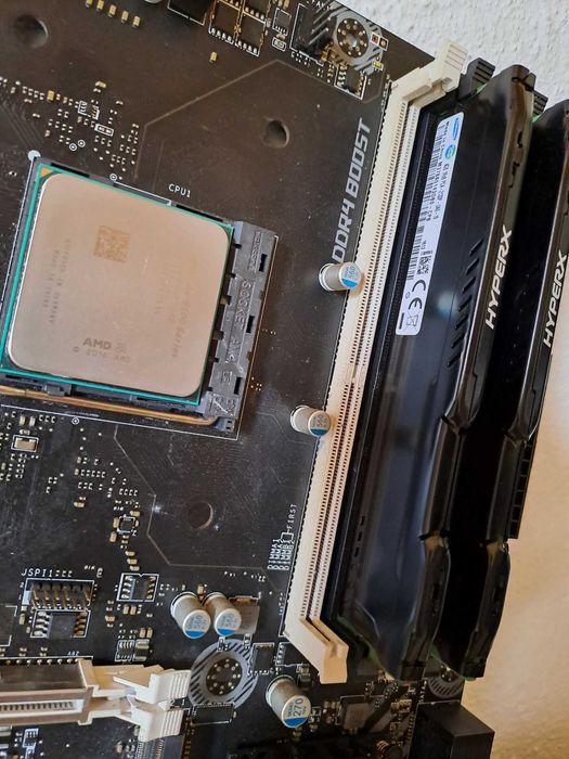 Bundle AMD A6-9500 / Motherboard MSI B350M Bazooka AM4 / 8GB DDR4 HyperX Fury 2133 MT