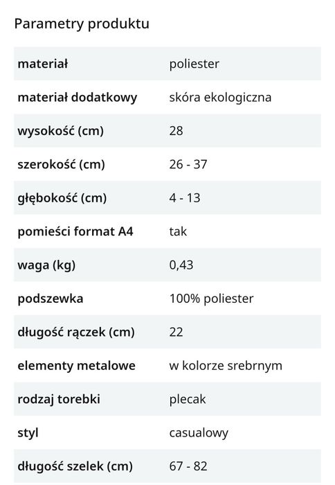Plecak damski wittchen