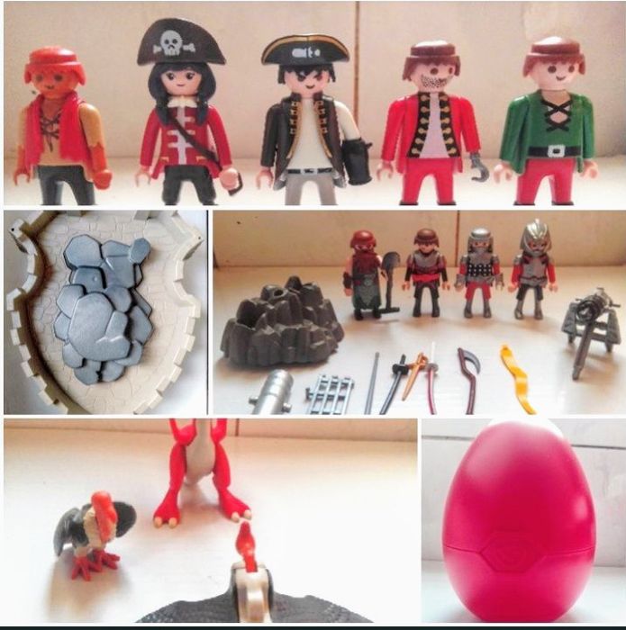 Playmobil grande lote de bonecos e peças.