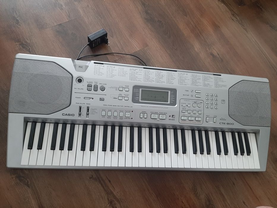 CASIO CTK-800 キーボード　箱あり 送料込み完動品】 CASIO カシオ キーボード 電子ピアノ CTK-800