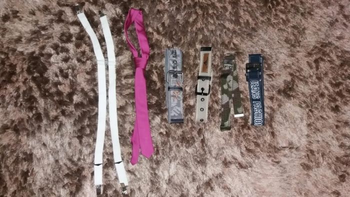 Paski krawat szelki dla młodego eleganta