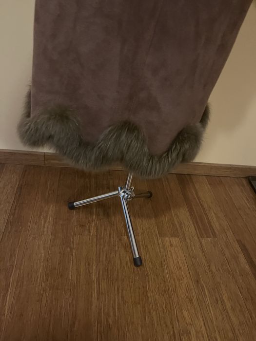 Kożuch długi . Skóra prawdziwa . XXL