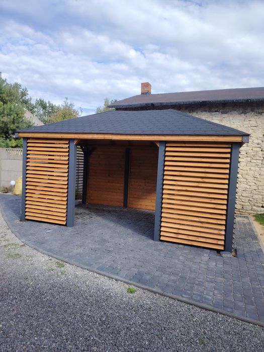 Altana ogrodowa 3x5m "RUCHOME DESECZKI"