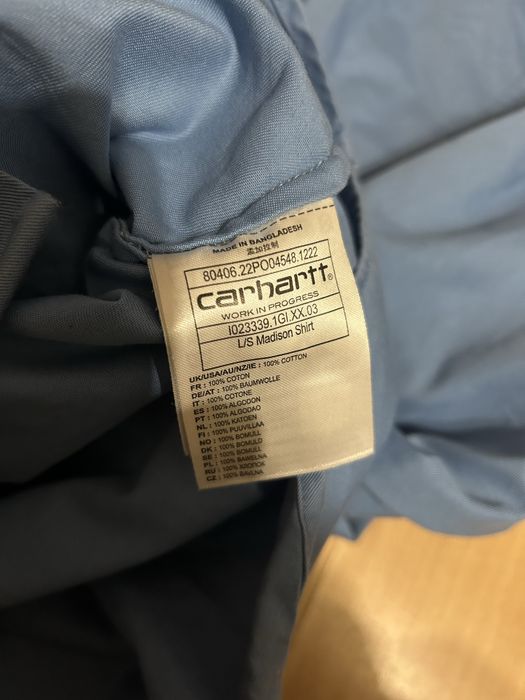 сорочка carhartt