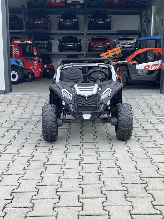 Auto na akumulator 2-osobowy Mega Duży Buggy A032 4x200 Watt Biały