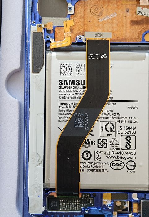 Samsung Note 20 Ultra  Note 10 Plus. АКБ, сім-лоток, фронт.камера, кришка