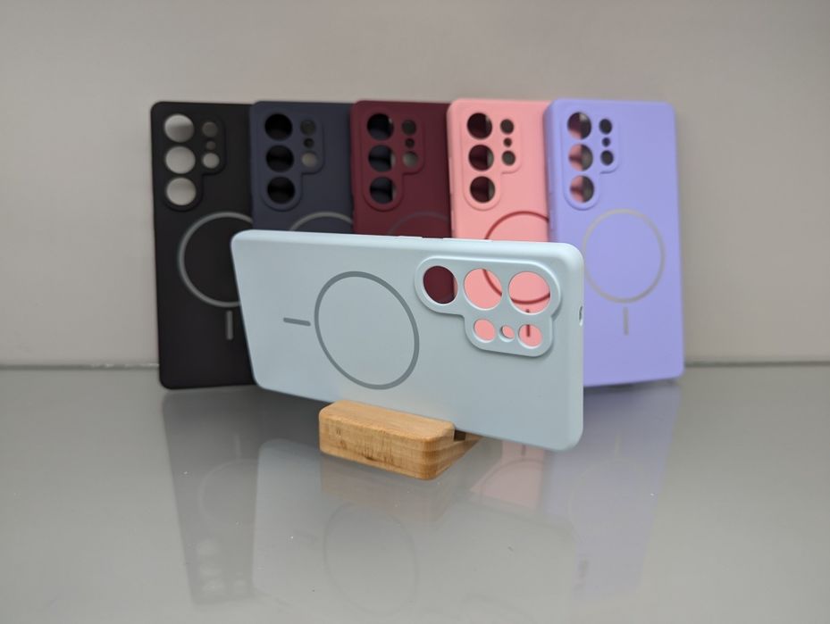 Samsung S25 Ultra MagSafe Противоударный чехол Софт Тач чохол