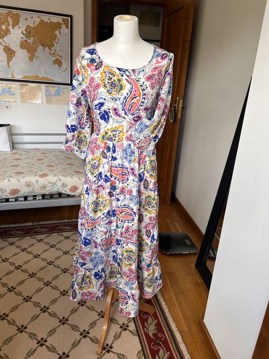 Vestido Comprido Molly Bracken – Padrão Floral/Paisley Tamanho M/L