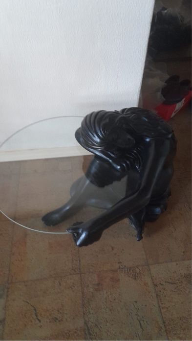 Mesa de vidro como nova