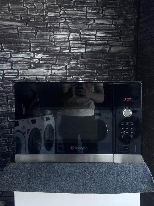 Вбудована Мікрохвильовка,Мікрохвильова піч Bosch HMT75M654 | 37 см!