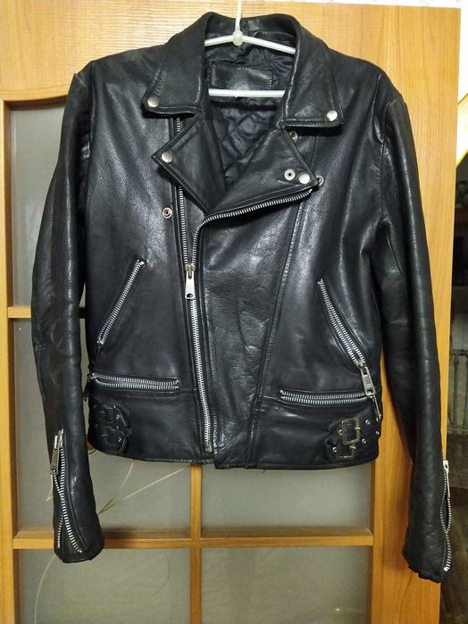 Оригинальная косуха Genuine Cowhide Leather Jacket