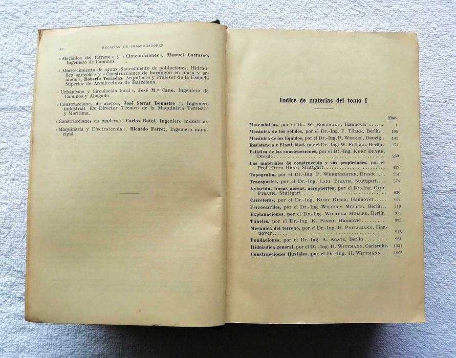 Livro Manual Del Ingeniero Constructor Vol II, 1948
