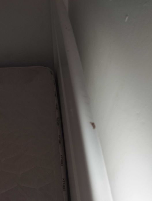 Cama de casal com colchão e estrado