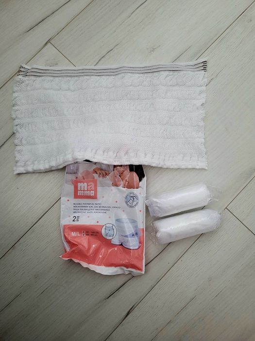 Majtki poporodowe, 3 sztuki, rozmiar M/L
