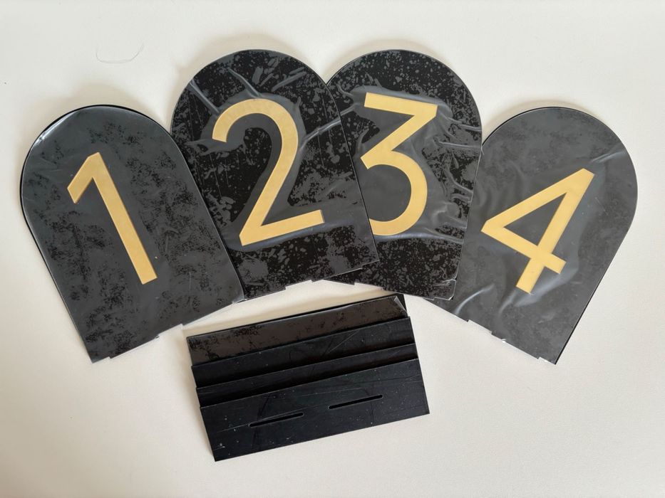 Numerki na stoły wesele