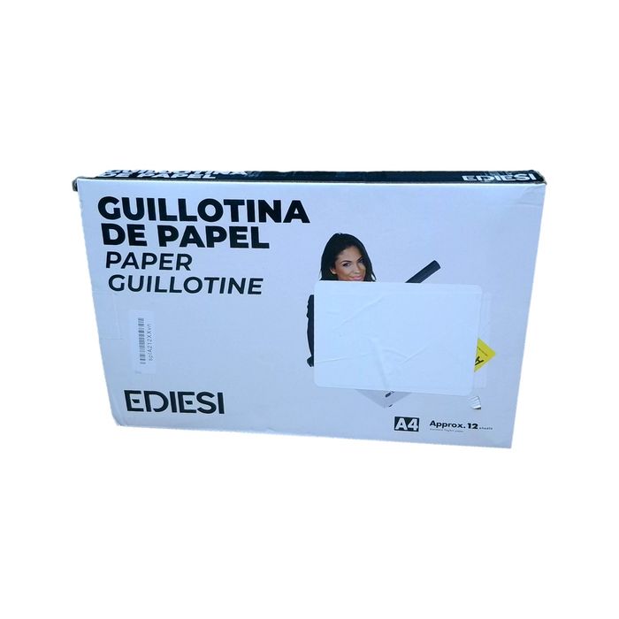 Ediesi Noir Gilotyna do Papieru A4 Czarna precyzyjne ciecie
