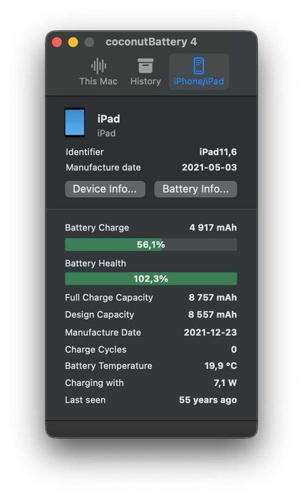 Планшет Apple iPad 10.2" 8th gen 2020 Wi-Fi 128GB Silver open box