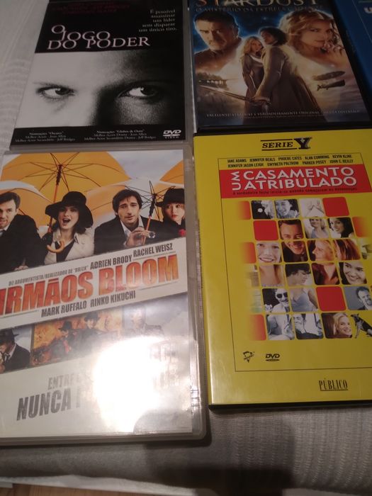 7 Dvds filmes portugueses e estrangeiros