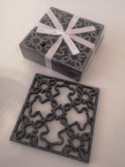 Pack 6 bases de copo Tous