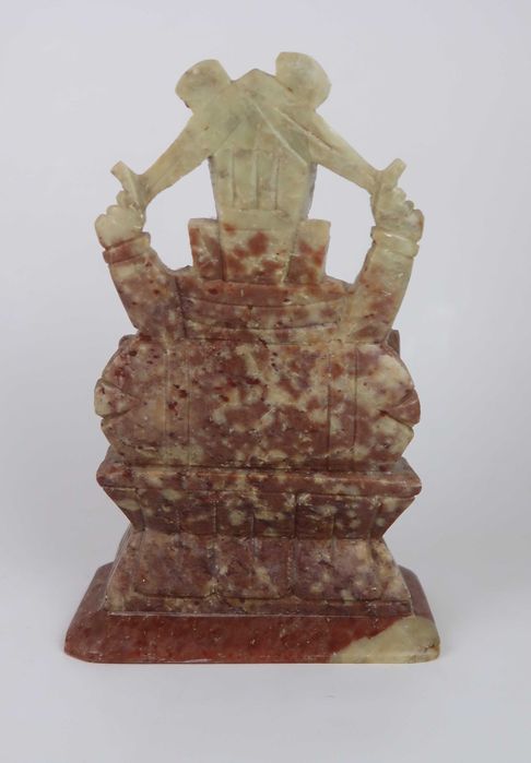 Estatueta esculpida Ganesha - pedra sabão