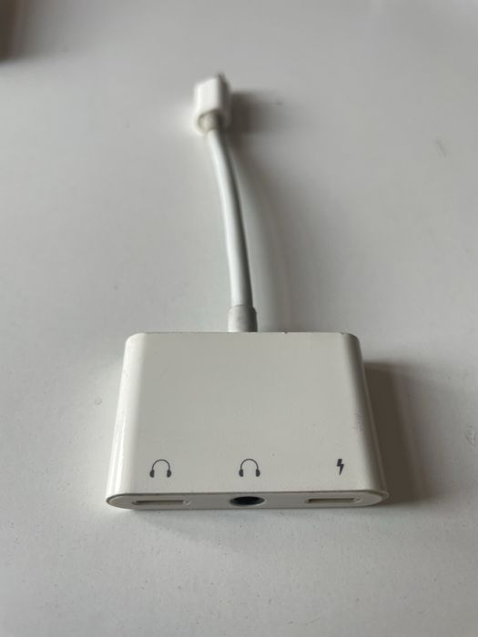 Adapter lightning na lightning i jack