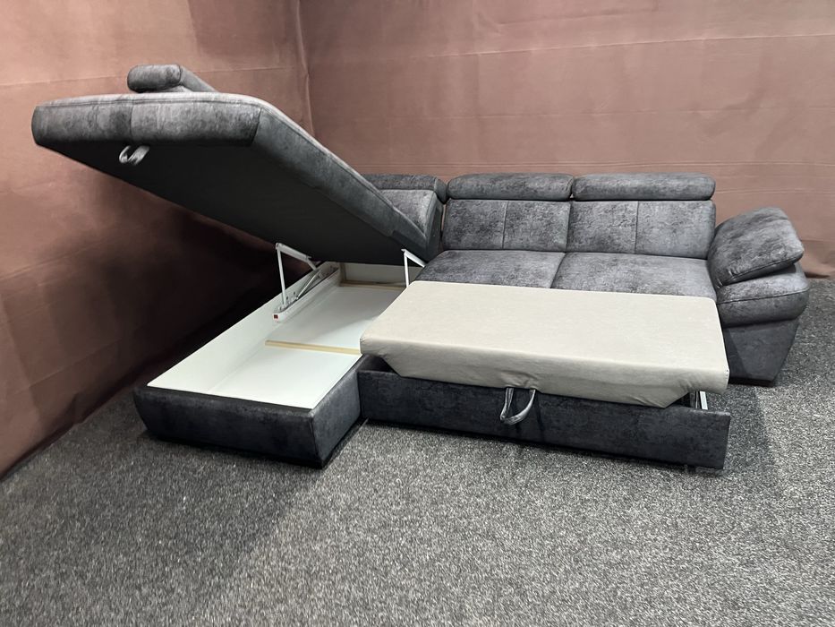 Виставковий диван тканина розкладний кутовий Німечинна