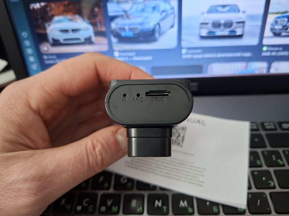 Видеорегистратор  Dashcam Full HD + поворотная HD задняя камера