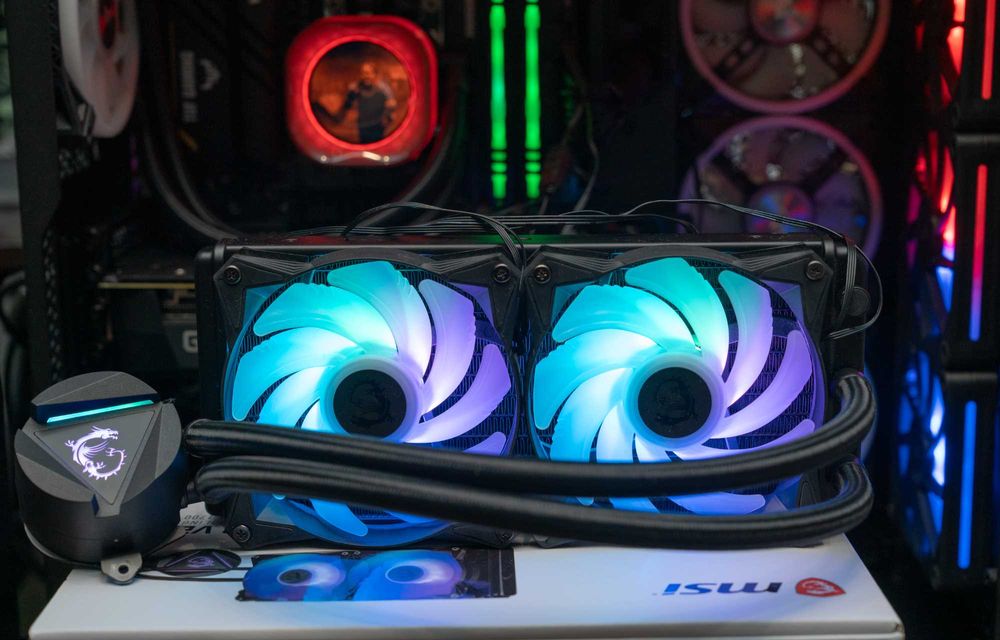 Chłodzenie wodne MSI MAG CORELIQUID 240R V2 komplet AMD Intel