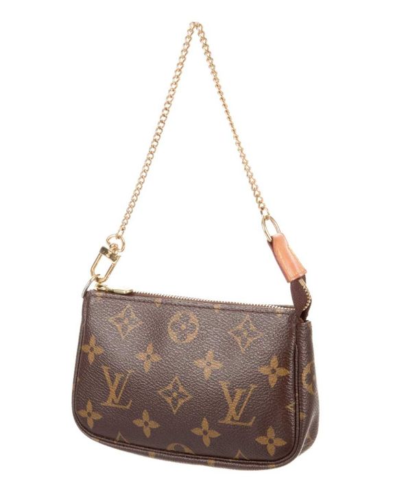 Pochette Louis Vuitton autêntica com talão de compra
