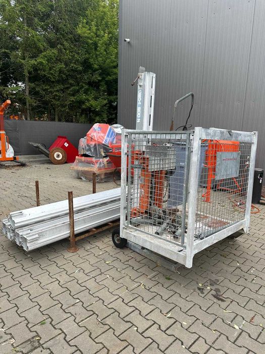 Winda budowlana pionowa wyciąg GEDA 200 Z 12m Alu Bocker wciągarka