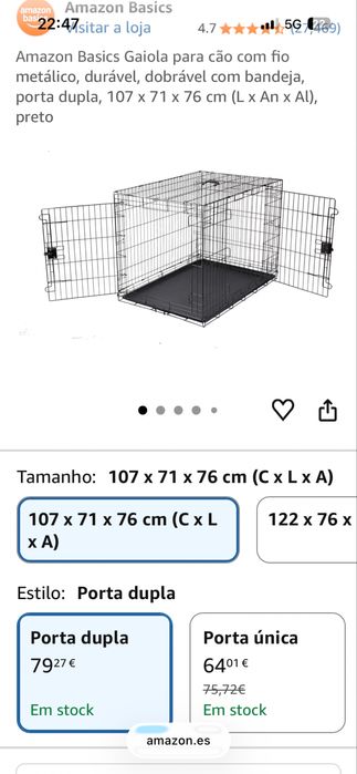 Grade Amazon para cão