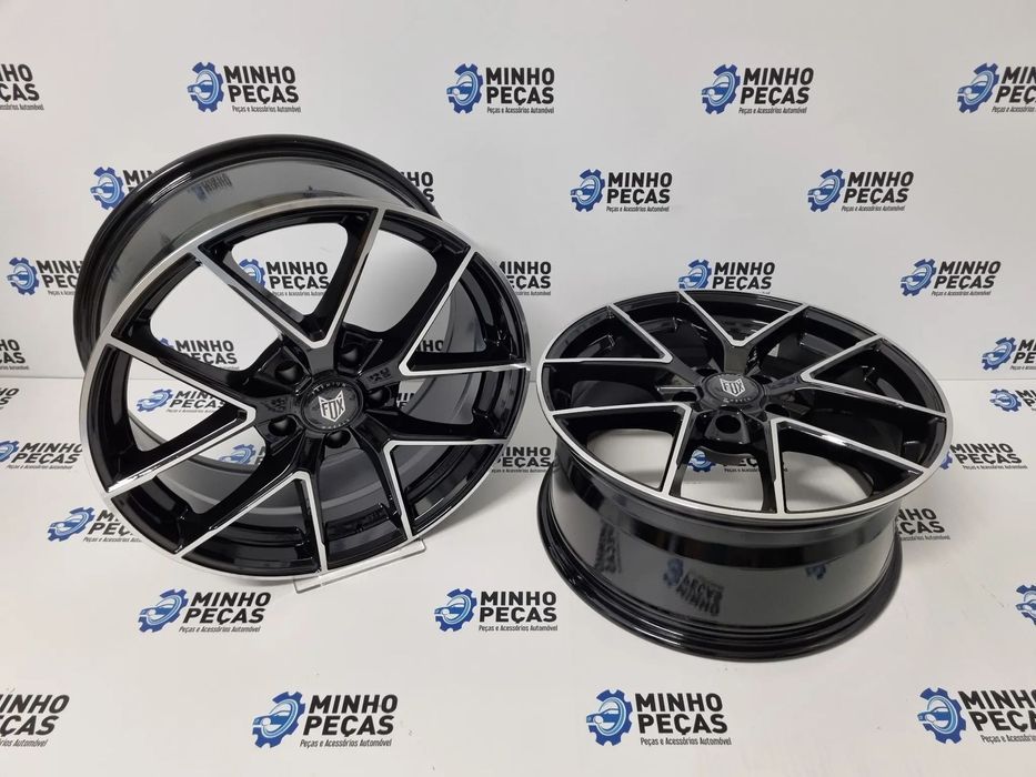 Jantes Fox FX5 em 17 (5x120) Preto Polido