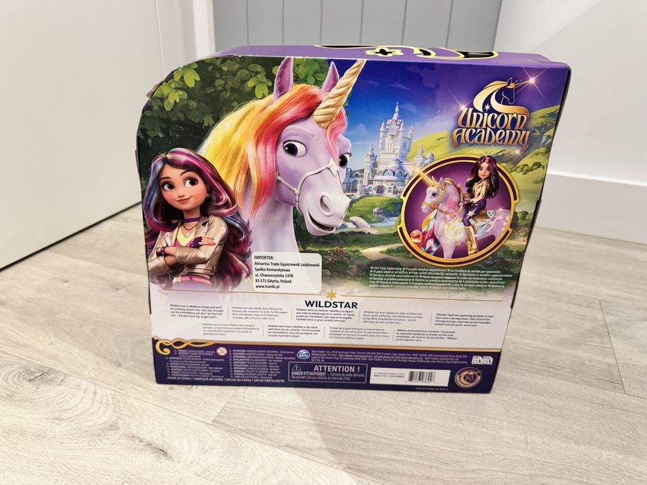 NOWY Akademia Jednorożców WILDSTAR  29 cm Unihorn Academy POZNAŃ