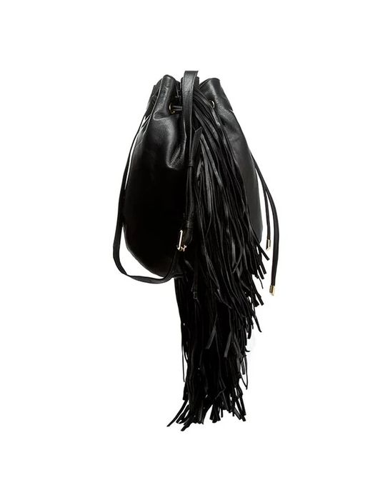 Gino rossi torebka worek fredzle z fredzlami boho na ramie etno skora