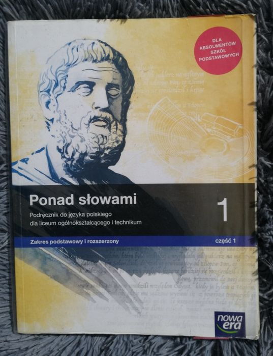 Podręcznik do języka polskiego klasa 1 liceum technikum Ponad słowami