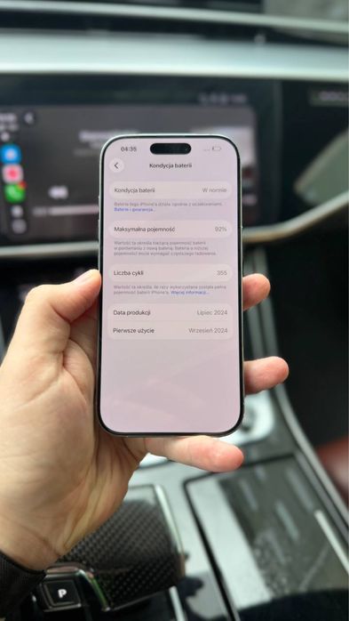 RATY 0% iPhone 16 pro 256GB BATERIA 92% GWARANCJA 12 miesiecy!!!
