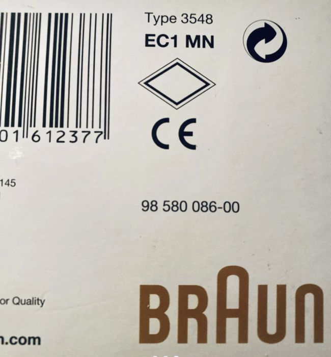 Modelador de caracóis para o cabelo, da Braun. Selada.
