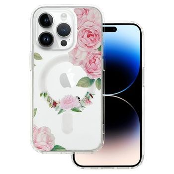 Tel Protect Flower Magsafe do Iphone 15 Plus wzór 1 + szkło Gratis