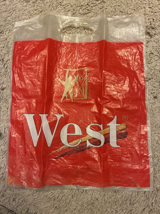 Reklamówka siatka West PRL torba zabytek antyk