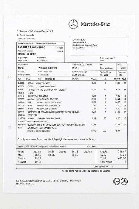 Mercedes C 200 d T BlueTEC 136cv 2015 — Excelente
